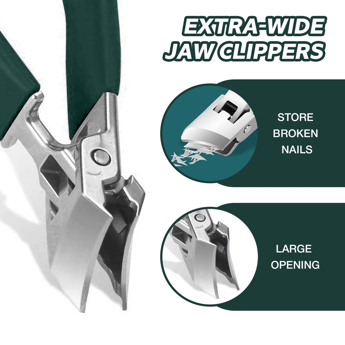 ✨50% Off For A Limited Time✨🔥Eagle Beak Angled Nail Clippers 3-Piece Set
